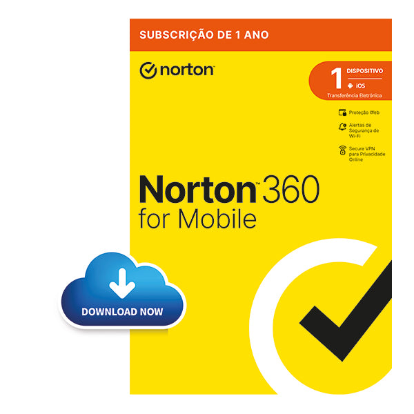 Norton 360 for Mobile 2023 – 1 Dispositivo | 1 Ano | Android & iOS