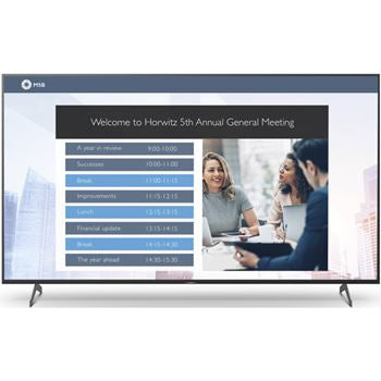 SONY MONITOR BRAVIA PROFISSIONAL 85" UHD 4K 620CD 24/7 FW-85BZ40H/1 #