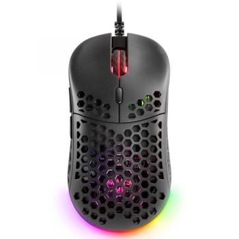 MARS GAMING MOUSE MM55 12800DPI EXTREME LIGHT RGB BLACK