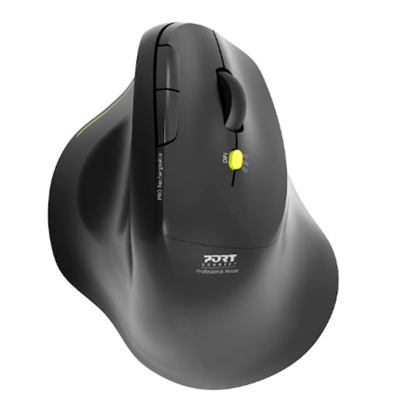 Rato Ergonómico Wireless Multidispositivo Bluetooth 1600 DPI Recarregável