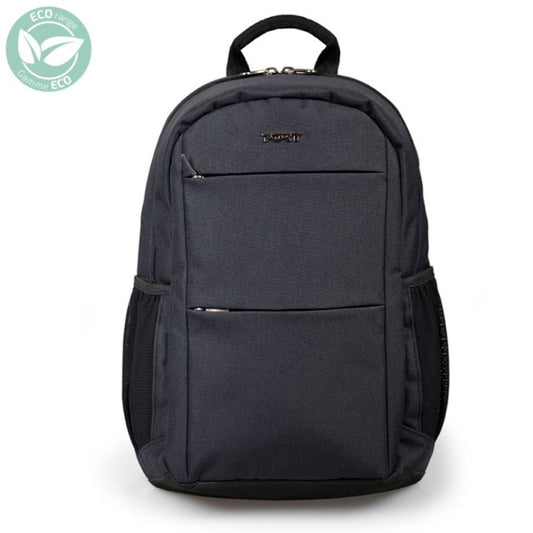 PORT MOCHILA BACKPACK SYDNEY BLACK 13" 14" ECO