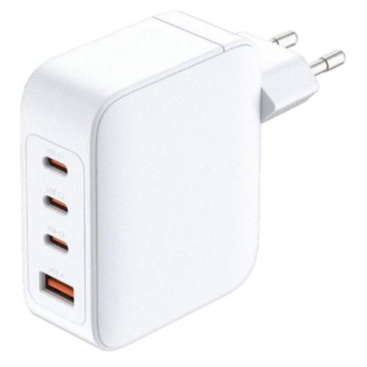 D-Link DCF-141/E Carregador GaN 140W 3x USB-C Carregamento Rápido