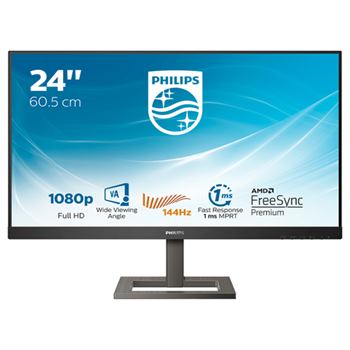 PHILIPS MONITOR VA 24" (23.8) FHD 1MS 144HZ HDMI DP COLUNAS HAS 242E1GAEZ