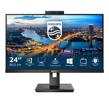 PHILIPS MONITOR IPS 24"(23.8) FHD HDMI DP USB-C DOCKING COLUNAS WEBCAM HAS PIVOT