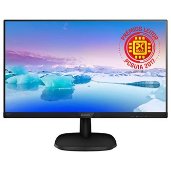 PHILIPS MONITOR IPS 24" (23.8) 16:9 FHD VGA DVI HDMI COLUNAS 243V7QDAB