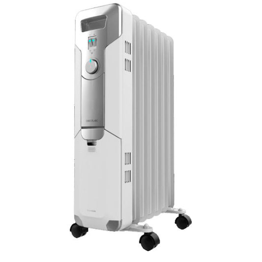 Cecotec ReadyWarm 7000 Radiador de Óleo 7 Corpos 1500W Prateado 15m²