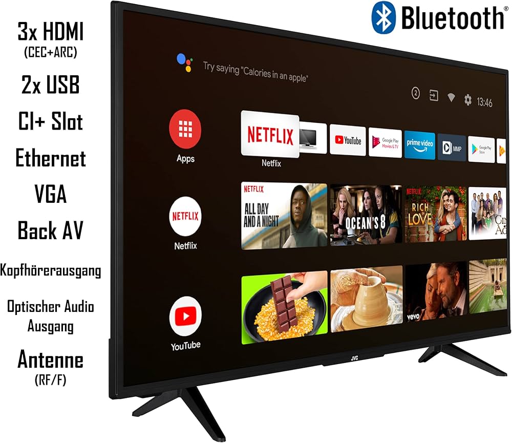 Televisor LED 43" Full HD Smart Android Silver Sem Moldura