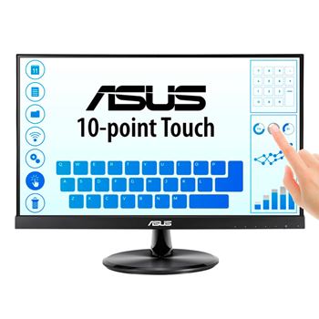 ASUS MONITOR LED 21.5" VT229H FHD 5MS IPS HDMI USB 2.0 TOUCH  BLACK