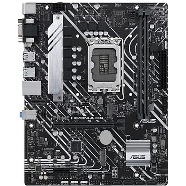 ASUS PRIME H610M-A D4-CSM Motherboard mATX LGA1700 DDR4 Dual M.2 USB 3.2 Gen2