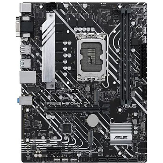 ASUS PRIME H610M-A D4-CSM Motherboard mATX LGA1700 DDR4 Dual M.2 USB 3.2 Gen2