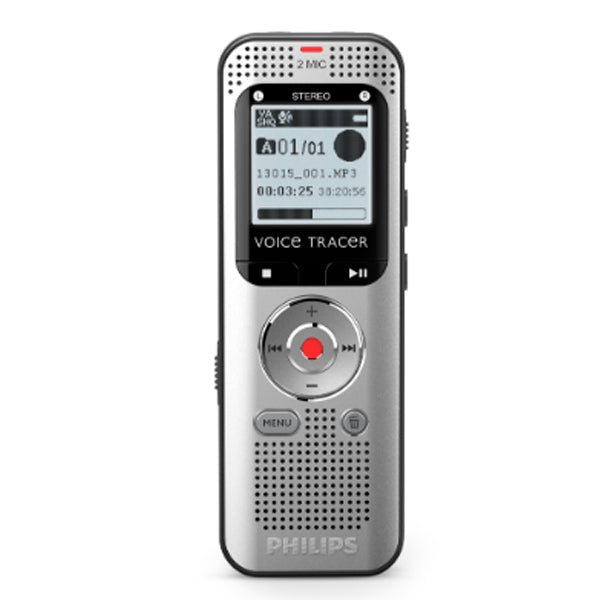 PHILIPS Gravador Digital — 8 GB, Microfones Estéreo, Conversão Automática de Voz para Texto
