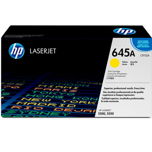 HP TONER AMARELO 645A