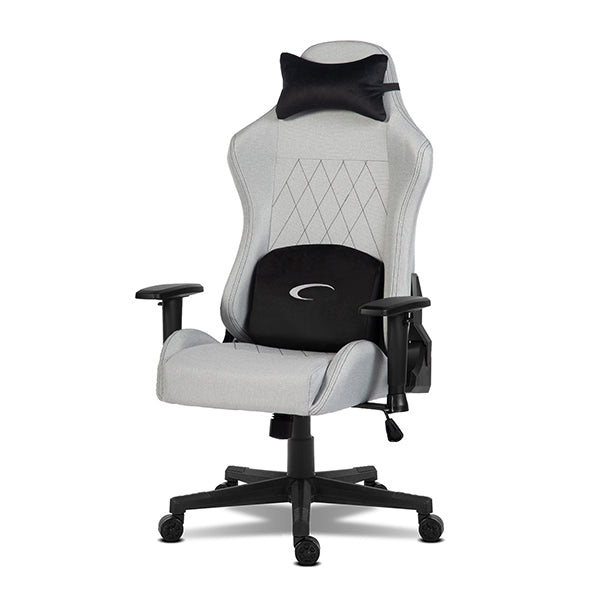 Napofix Cadeira Gaming Ergonómica Tecido Cinza GC2100