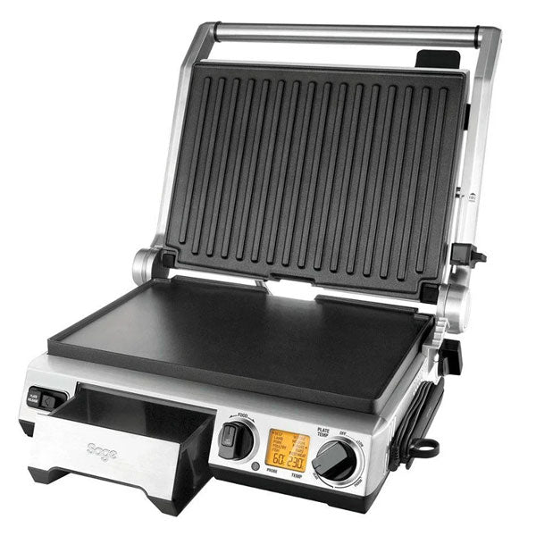 Sage The Smart Grill Pro — Grelhador Elétrico Aço Inoxidável Escovado