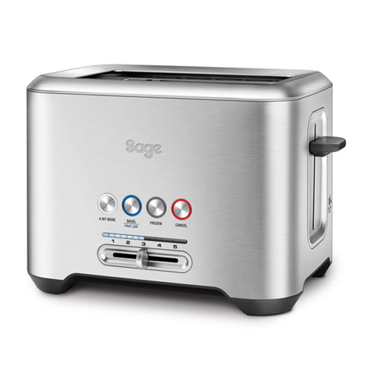 Sage A Bit More Toaster 2 Slice Torradeira Aço Inoxidável Escovado