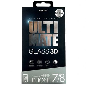 MOOOV VIDRO TEMPERADO 3D IPHONE 7/8 BRANCO