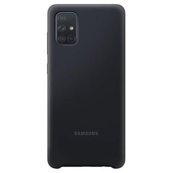 SAMSUNG A71 SILICONE COVER BLACK