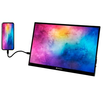 MONITOR VERBATIM PORTATIL TOUCHSCREEN 17.3" PMT-17 IPS FULLHD HDR METAL